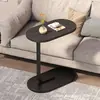 Gabinete Lateral de Sofá de Lujo Ligero, Mesa de Centro Moderna Simple para Sala de Estar, Estante de Almacenamiento, Mesita de Noche