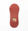 Calcetines invisibles para mujer primavera y verano de corte bajo japones finos antideslizantes anti-deslizantes talón antideslizante calcetines de tobillo de color caramelo al por mayor
