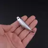 Pequeno lápis flutuante miniatura isca Luya filho cachorro isca falsa pesca de água doce miçangas baixo boca de cavalo arremesso longo isca dura isca