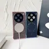 Adecuado para Estuche Magnético a Cuadros para Teléfono Vivox200 Opporeno14 Kevlar Mate Findx8Pc Estuche Duro