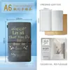 Diário de Oração Sagrada com Citações Bíblicas Multicor Estilo Retrô Amazon Caderno Portátil A6 Transfronteiriço Personalizado