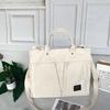 Nova Bolsa de Lona Japonesa Bolsa Transversal Feminina Bolsa de Tecido Simples e Fashion Feminina Bolsa de Mão Casual para Estudante de Lona