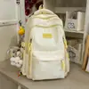 Mochila Azul Sal Marina con Lazo Nuevo para Mujer, Estilo Ins, Fresca y Única, Mochila para Estudiante de Secundaria con Alto Valor Estético