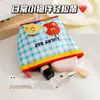 Bolsa de Maquiagem Organizadora de Desenho Animado Fofa para Mulheres, Bolsa Clutch Portátil de Grande Capacidade, Necessaire, Porta-Moedas, Bolsa para Batom