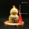 Novo Recipiente de Chá Dragão Cuspidor de Fogo de Latão, Garrafa Dragão Cuspidor de Fogo, Ornamento de Dragão Cuspidor de Fogo do Canto Sudoeste da Cozinha, Artesanato de Cabaça de Cobre