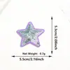 Estrellas de Cinco Puntas con Lentejuelas Bordadas Parche de Tela Estrellas de Colores Adhesivo Termofusible Accesorios para Ropa Bolsas Parches Decorativos