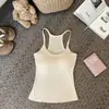Nuevo Chaleco Camisola Estilo Hong Kong Chica Picante para Mujer Sexy Versátil Diseño Único con Copas Top de Nicho Chic Pequeño