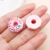 Estilo Europeo y Americano Estilo Ins Rosa Dulce Colgante de Dibujos Animados Resina Fresa Oso Encanto Pulsera Collar Accesorios Productos Transfronterizos
