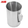 Bingyu By-3097 Copo Medidor Graduado Espessado de Aço Inoxidável Béquere Copo Medidor de Líquidos Copo Graduado de Laboratório 500ml
