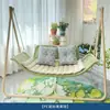 Silla Mecedora Colgante Casual para Balcón de Villa Silla Mecedora de Ratán para Terraza Jardín Silla Colgante de Ratán para Hotel al Aire Libre B&B Celebridad de Internet