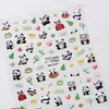 Tensor Infantil Bambú Panda Pegatinas para Uñas Mn299 Lindo Dibujo Animado Animal Suave Serie de Colaboración Mn