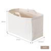 Cesta de Almacenamiento de Tela, Bolsa de Tote Grande Plegable de Lona, Caja de Almacenamiento para Ropa, Juguetes, Artículos Varios, Cesta de Almacenamiento, Gran Capacidad