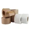 Fita de Papel Kraft Reforçada Ativada por Água Personalizada, Alta Resistência Adesiva, Reforçada com Arame, Ecológica, Sem Plástico, Reforçada para Selagem de Caixas, Escrevível