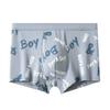 Cueca Boxer Masculina 100% Algodão Tipo A 2026 Novo Estilo Boxer Respirável Verão Algodão Puro Estampada Roupa Íntima Masculina