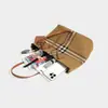 Bolso de hombro grande de moda estilo coreano, simple y versátil, adecuado para uso casual y para ir al trabajo, bolso tote de punto a cuadros para mujer
