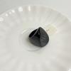 Nuevo Gorro Negro 2024 Combinación Anillo de Cuerda Pedregosa con Cuentas Diseño Nicho Ins Versátil Anillo de Resina Anillo para Dedo