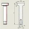 Molde para Máquina Remachadora por Prensa, Molde Inferior, Accesorios para Máquina Remachadora, Herramienta de Tuerca Remachable por Prensa, Herramienta de Rectificado Excéntrico, Base para Tornillo Prisionero, Molde Superior