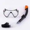 Produtos Profissionais para Esportes de Mergulho Atacado Óculos de Mergulho Tubo de Respiração conjunto Equipamento de Snorkel Integrado HD Anti-neblina Proteção Nasal