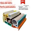 Fábrica direta de plástico reforçado com fibra de vidro pultrudado tubo redondo tubo quadrado triangular aço I-steel retangular anticorrosão isolado fibra de vidro perfil de plástico reforçado