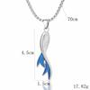 Nuevo colgante Dolphin Love para hombre y mujer, collar de cola de pez estilo Mori coreano, celebridad de internet, colgante de nicho fresco, joyería de moda