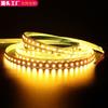 12vLED 2835 luz suave com 120 lâmpadas de 8 mm de largura suporte de cobre dourado projeto fundo lâmpada de linha decorativa