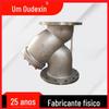 Filtro tipo Y de aço inoxidável DN50 / 100 filtro tipo Y de malha de tubo de flange resistente à pressão de carregamento rápido filtro tipo Y de aço carbono