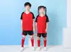 Nuevos Uniformes de Fútbol Personalizados para Niños, Maillots de Entrenamiento para Competiciones Deportivas, Calcetines de Fútbol, Absorción de Sudor, Transpirables, Secado Rápido, Mangas Cortas