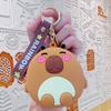 Nuevo Lindo Llavero Monedero de Capibara Venta al Mayoreo Mini Bolsa de Almacenamiento para Niños Colgante Pequeño Regalo para Niñas