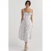 2024 Explosiones de Amazon Verano Comercio Exterior Temperamento de Oficina Color Sólido Moda Vestido de Tirantes de Gama Alta Vestido Mujer