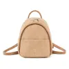 Bolsas para Mujer 2025 Otoño e Invierno Nueva Moda Versátil Pana Pequeña Mochila Escolar Casual al Aire Libre Ropa de Trabajo Viaje Mochila Pequeña