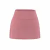 Falda Pantalón Corta de Verano Versátil Estilo Puro Deseo de Cintura Alta con Abertura Lateral Anti-Exposición Casual Deportiva para Chica Atrevida