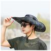 Sombrero de Pescador Sombrero de Verano para Hombre Sombrero para Pesca con Visera Grande para Montañismo al Aire Libre Sombrero para el Sol Ciclismo Viajes para Hombre