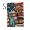 Suministro Transfronterizo Bandera de Jardín de la Bandera Americana del 250º Aniversario Vintage Decoración para Patio Exterior Bandera Colgante Artículos Conmemorativos