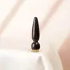 Masajeador de Madera de Sándalo con Forma de Cuerno de Flor de Loto para Masaje de Puntos de Acupuntura Ocular, Masaje Facial para Despejar Meridianos, Palo de Madera de Sándalo Morado para Estirar Tendones
