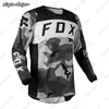 Ropa de Descenso de Zorro de Manga Larga de Venta Caliente Transfronteriza, Camiseta de Motocicleta Todoterreno de Secado Rápido, Camisa Casual, Ropa de Ciclismo