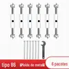 Tipo 86 Dispositivo de reparo de suporte de doméstico Caixa de junção Soquete Bottom Box Suporte Dispositivo de reparo de soquete de interruptor universal