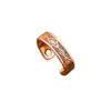 Anillo Abierto Elegante y Sofisticado con Patrón Tallado Tótems para Hombres, Venta Caliente Transfronteriza Anillo de Moda Retro Magnético de Cobre Rojo