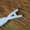 Pegatina para párpado doble stick auxiliar en Y pinzas de horquilla de doble cabeza horquilla de modelado tira de fibra pegatina para ojos herramienta de maquillaje fábrica