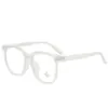 Gafas de estilo coreano con montura grande, modernas y a la moda, versátiles para hombres y mujeres, realzan un look natural y hacen que el rostro parezca más pequeño, retro y moderno.