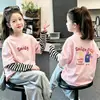 Camiseta de manga larga para niña, colección primavera/otoño 2026, capa base de algodón puro, top elegante para bebés y niños mayores, diseño de imitación de dos piezas