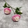 Flor Simulada Peonía de 3 Cabezas Rosa Estilo Europeo Arreglo para Boda Decoración del Hogar Hecho a Mano Transfronterizo Adornos de Flores Artificiales Venta al por Mayor