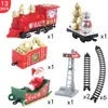 Trem Elétrico de Trilha Transfronteiriço Brinquedo Trem de Natal Mini Trem Brinquedo de Carro para Crianças Comércio Exterior Atacado Novo Modelo