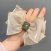 Diadema exquisita de lazo completo de diamantes estilo coreano banda de goma de cordón de temperamento 2022 nuevo anillo para pelo de bola ins