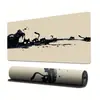 Gato Preto e Branco Mouse Pad Grande Desenho Animado Fofo Borracha Antiderrapante Mouse Pad Extra Grande Tapete de Mesa Design Personalizado