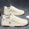 Zapatos de Verano para Hombre Nuevos Zapatos de Lona de Malla Transpirable Estudiantes Versión Coreana Zapatos Blancos Versátiles Tenis Deportivos y de Ocio de Suela Gruesa