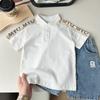 2025 Nuevo Verano Camisa Polo de Niño Popular en Internet Manga Corta Moda Infantil para Niños Verano Ropa de Verano Camiseta Urbana al Mayoreo