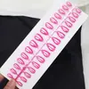Espelho Mágico Rosa Nude Estilo Coreano Transfronteiriço Espelho Curto em Formato de Gota Adesivos para Unhas Postiças Pontas Curtas para Unhas Olho de Gato