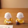 Nova Decoração de Casa em Resina de Monginho Estilo Zen Chinês para Mesa de Chá e Sala de Estar, Figura de Desenho Animado Criativa para Decoração de Interior de Carro