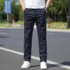 Calças Casuais Masculinas Algodão Puro 2026 Estilo Verão Business Retas Tamanho Grande Slim-Fit Versáteis Calças Casuais