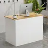 Balcão de caixa loja de conveniência loja de roupas salão de beleza empresa balcão de bar pequeno balcão de recepção simples e moderno